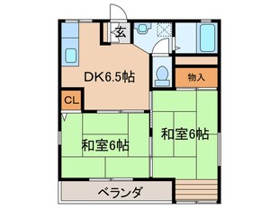 第２サンハイツ市川の物件間取画像